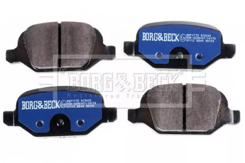 Borg and Beck Borg and Beck BBP1775 Rear Brake Pad Set Fits Abarth Citroën Fiat Lada Lancia 500 500 / 595 / 695 500  