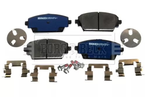 Borg and Beck Borg and Beck BBP1811 Front Brake Pad Set Fits Nissan Almera Tino Primera 