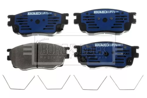 Borg and Beck Borg and Beck BBP1814 Front Brake Pad Set Fits Mazda 6 