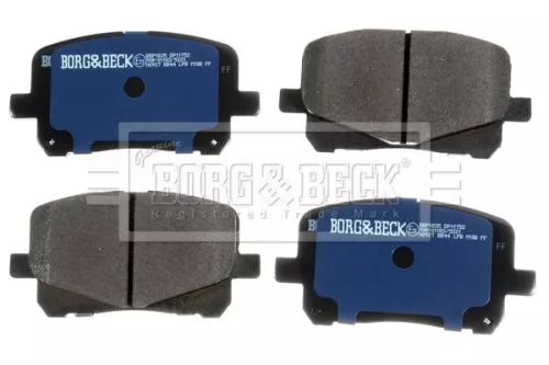 Borg and Beck Borg and Beck BBP1835 Front Brake Pad Set Fits Toyota Previa 