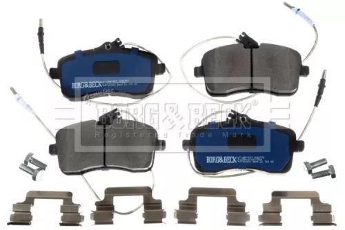 Borg and Beck Borg and Beck BBP1897 Front Brake Pad Set Fits Peugeot 407 