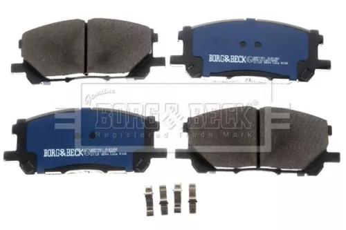 Borg and Beck Borg and Beck BBP1901 Front Or Rear Brake Pad Set Fits Lexus Toyota Harrier Rc Rx 