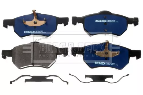 Borg and Beck Borg and Beck BBP1902 Front Brake Pad Set Fits Chrysler Voyager Voyager / Grand Voyager 