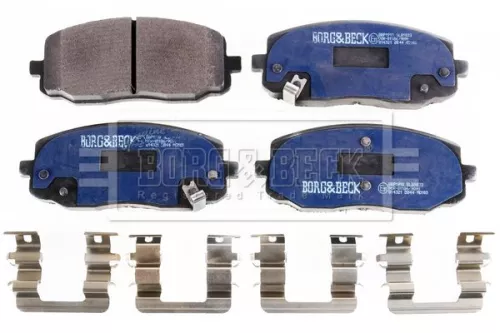 Borg and Beck Borg and Beck BBP1910 Front Brake Pad Set Fits Hyundai Kia I10 Picanto 