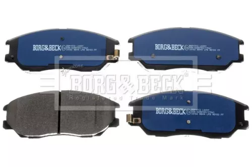 Borg and Beck Borg and Beck BBP1912 Front Brake Pad Set Fits Hyundai Kia Ssangyong Equus / Centennial Kyron Opirus R 