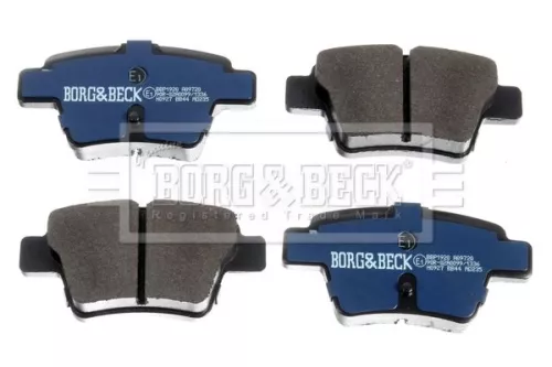 Borg and Beck Borg and Beck BBP1920 Rear Brake Pad Set Fits Citroën Peugeot 307 C4 