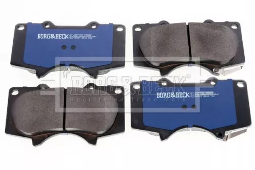 Borg and Beck Borg and Beck BBP1927 Front Brake Pad Set Fits Mitsubishi Toyota 4 Runner Fj Cruiser Fortuner Hilux La 