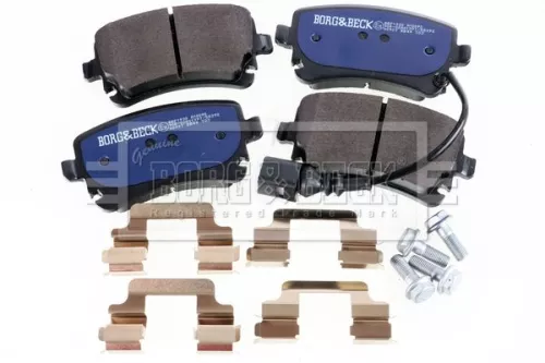 Borg and Beck Borg and Beck BBP1930 Rear Brake Pad Set Fits Audi Vw A4 California Multivan Transporter Transporter T 
