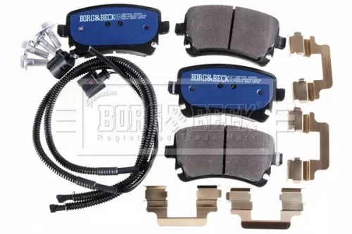 Borg and Beck Borg and Beck BBP1939 Rear Brake Pad Set Fits Audi Vw A4 A6 A8 Phaeton 