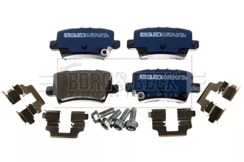 Borg and Beck Borg and Beck BBP1947 Rear Brake Pad Set Fits Honda Civic 