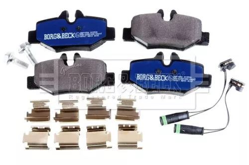 Borg and Beck Borg and Beck BBP1958 Rear Brake Pad Set Fits Mercedes Viano Vito Vito / Mixto 