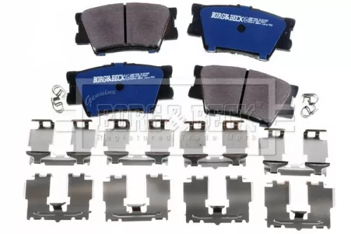 Borg and Beck Borg and Beck BBP1990 Rear Brake Pad Set Fits Lexus Toyota Camry Es Rav 4 