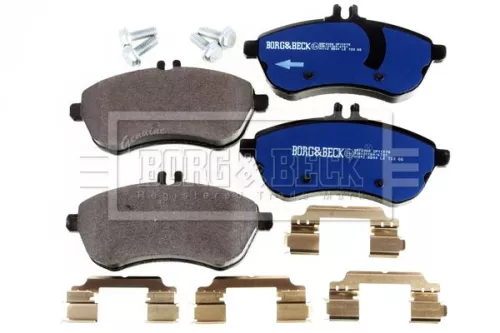 Borg and Beck Borg and Beck BBP2008 Front Brake Pad Set Fits Mercedes C-class E-class Slc Slk 