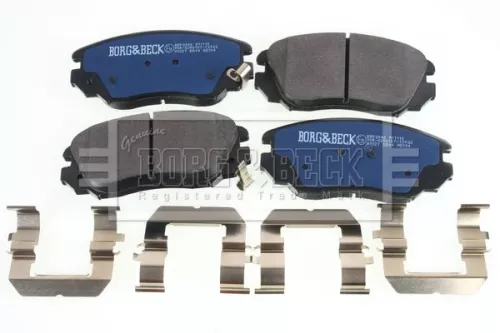 Borg and Beck Borg and Beck BBP2048 Front Brake Pad Set Fits Chevrolet Opel Saab Vauxhall 9-5 Insignia Malibu 