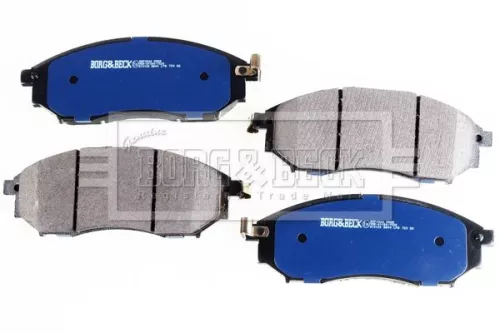 Borg and Beck Borg and Beck BBP2060 Front Brake Pad Set Fits Infiniti Nissan Renault Cedric Ex Fx G Koleos M Murano  