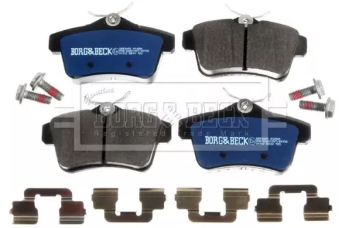 Borg & Beck Borg & Beck BBP2095 Rear Brake Pad Set Fits Citroën Ds Peugeot 3008 308 308 Cc 5008 508 508 Sw C4 Ds 