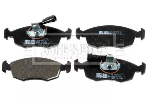 Borg and Beck Borg and Beck BBP2162 Front Brake Pad Set Fits Fiat Doblo Palio 