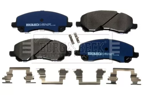 Borg & Beck Borg & Beck BBP2173 Front Brake Pad Set Fits Chrysler Dodge Jeep Lancia Mitsubishi Peugeot 4008 Aven 