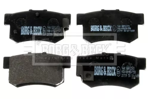 Borg and Beck Borg and Beck BBP2373 Rear Brake Pad Set Fits Acura Fiat Honda Suzuki Accord Avancier Civic Integra Le 