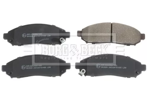 Borg and Beck Borg and Beck BBP2389 Front Brake Pad Set Fits Nissan Leaf Nv200 Nv200 / Evalia 