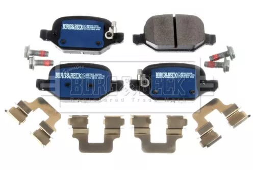 Borg & Beck Borg & Beck BBP2412 Rear Brake Pad Set Fits Fiat 500l 