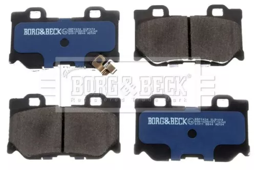 Borg and Beck Borg and Beck BBP2434 Rear Brake Pad Set Fits Infiniti Nissan 370z Fx G M Q50 Q60 Q70 Qx70 