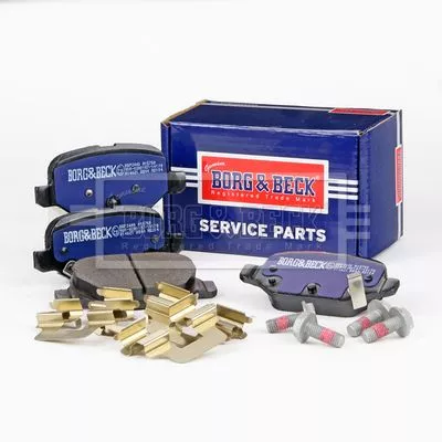 Borg and Beck Borg and Beck BBP2440 Rear Brake Pad Set Fits Fiat 500 C Panda Panda Van 