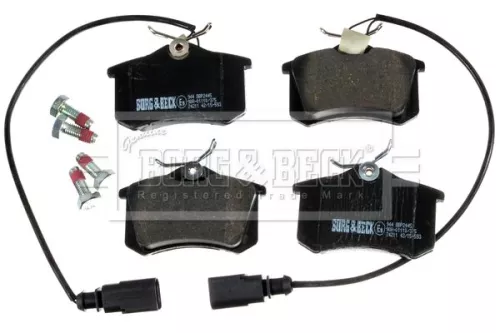 Borg and Beck Borg and Beck bbp2445 Rear Brake Pad Set Fits Audi A4 