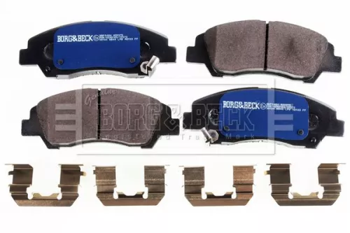 Borg and Beck Borg and Beck BBP2484 Front Brake Pad Set Fits Hyundai I10 