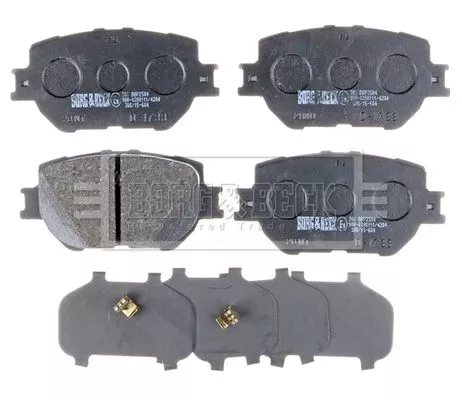 Borg and Beck Borg and Beck BBP2504 Front Brake Pad Set Fits Lexus Is 
