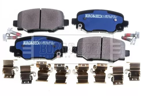 Borg and Beck Borg and Beck BBP2521 Rear Brake Pad Set Fits Alfa Romeo Fiat Jeep 500x Compass Renegade Tonale 