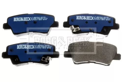 Borg & Beck Borg & Beck BBP2563 Rear Brake Pad Set Fits Hyundai Kia Grandeur I20 I20 Active Ioniq Kona Niro Rio  