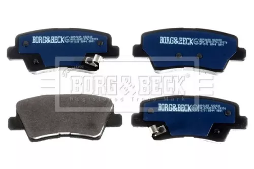 Borg and Beck Borg and Beck BBP2655 Rear Brake Pad Set Fits Hyundai Kia Ssangyong Actyon I20 Kona Korando Optima Sou 