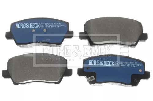 Borg and Beck Borg and Beck BBP2832 Front Brake Pad Set Fits Kia Picanto 