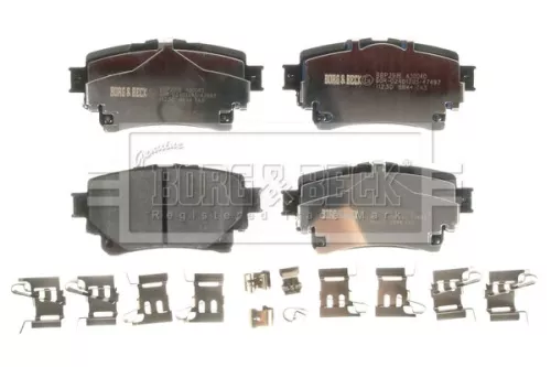 Borg and Beck Borg and Beck BBP2916 Rear Brake Pad Set Fits Lexus Toyota Highlander Rx Rz 