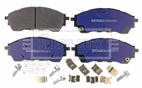 Borg and Beck Borg and Beck BBP2923 Front Brake Pad Set Fits Ford Ford Usa Ranger 