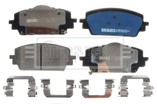 Borg & Beck Borg & Beck BBP2928 Front Brake Pad Set Fits Genesis Hyundai Kia G80 Santa Fe Sorento 