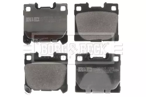 Borg and Beck Borg and Beck BBP2929 Rear Brake Pad Set Fits Toyota Yaris 
