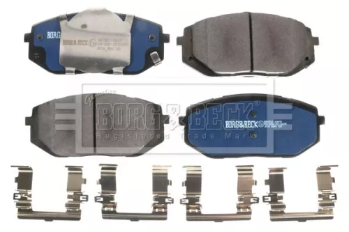 Borg and Beck Borg and Beck BBP2933 Front Brake Pad Set Fits Genesis Hyundai Kia Ev6 Gv60 Ioniq 5 Ioniq 6 K8 Tucson 