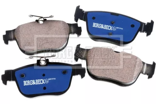 Borg and Beck Borg and Beck BBP2936 Rear Brake Pad Set Fits Audi Cupra Ford Seat Skoda Vw A3 A3 Allstreet Caddy Cadd 