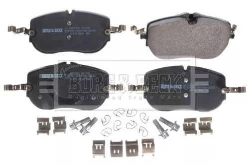 Borg and Beck Borg and Beck BBP2951 Front Brake Pad Set Fits Mercedes C-class 