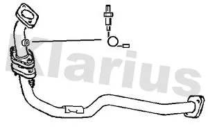 Klarius Front Exhaust Pipe For Toyota Rav 4
