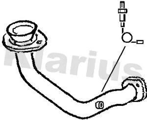 Klarius Front Exhaust Pipe For Volvo S40 V40