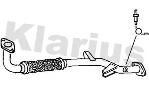 Klarius Front Exhaust Pipe For Mitsubishi Carisma