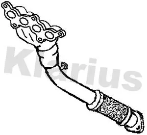 Klarius Front Exhaust Pipe For Ford Focus