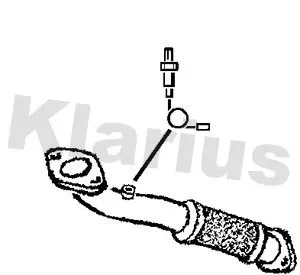 Klarius Front Exhaust Pipe For Ford Fiesta