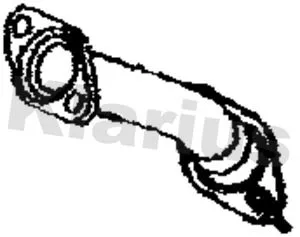 Klarius Centre Exhaust Pipe For Mazda 6