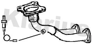 Klarius Front Exhaust Pipe For Audi A3 Tt