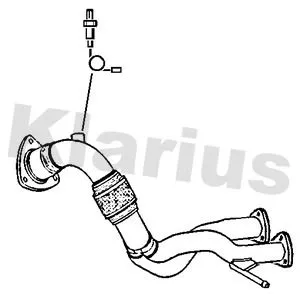KLARIUS KLARIUS 301960 Klarius Front Exhaust Pipe For Seat Leon 