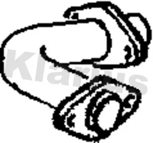 Klarius Front Exhaust Pipe For Smart Fortwo